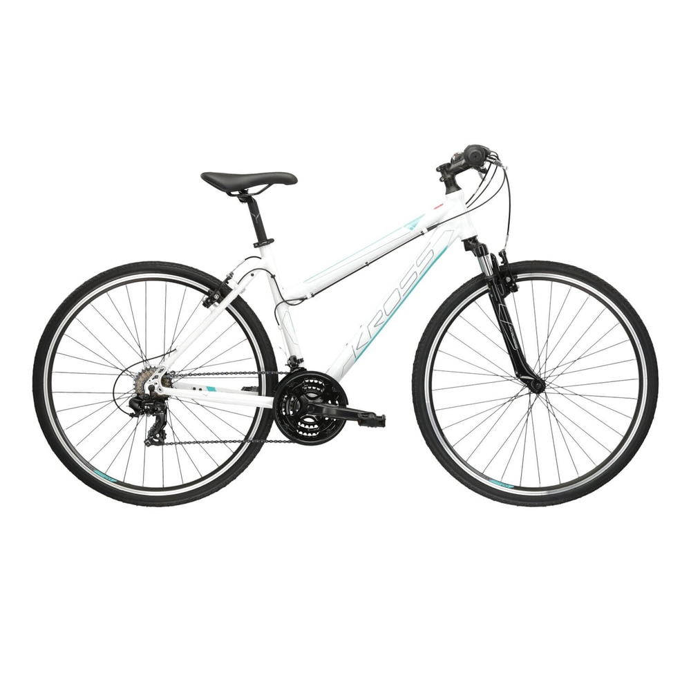 Велосипед горный KROSS Evado 1.0 D 28 L 2024 Белый